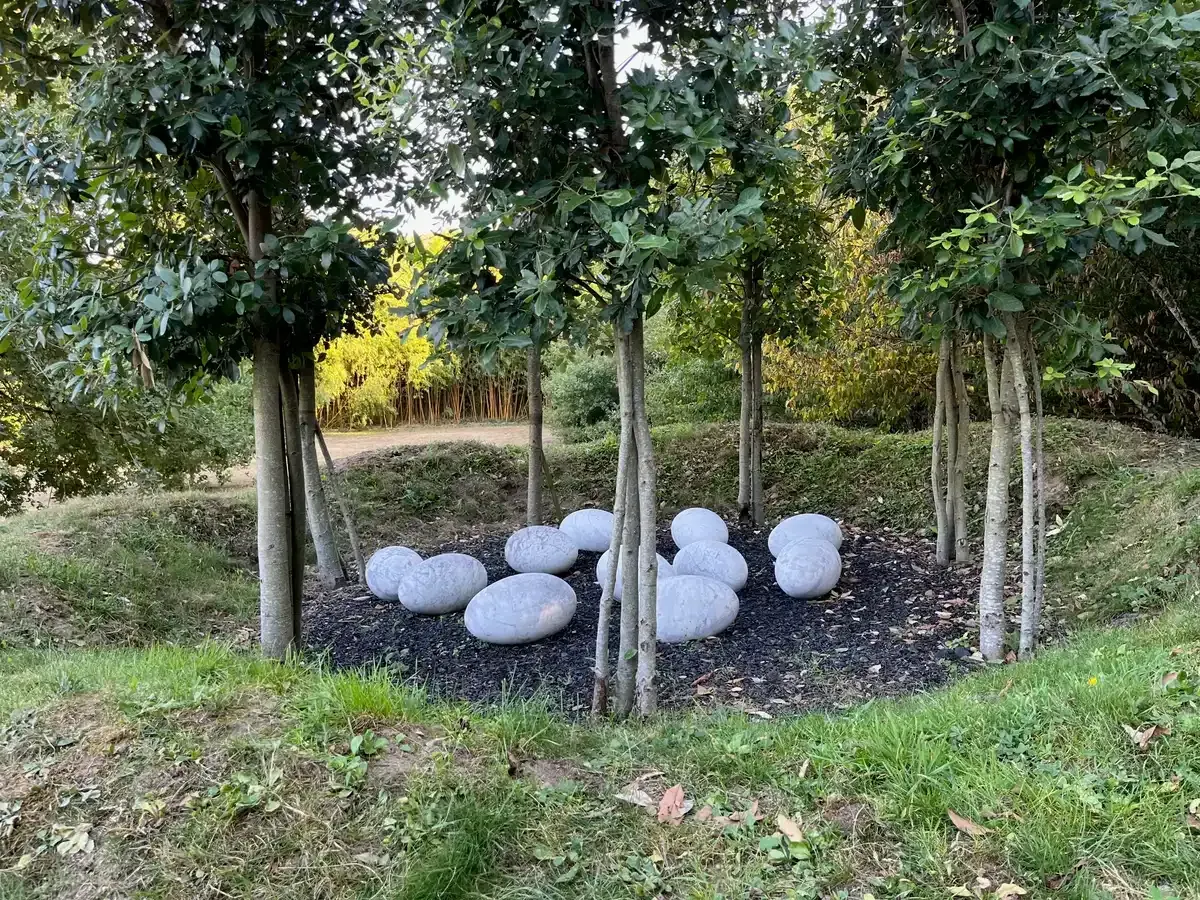 An installation at the Chaumont-sur-Loire garden festival, a spring and summer highlight near Loire Valley wine and castle tours
